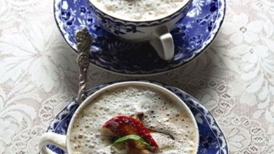 Рецепт грибного капучино