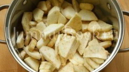 карамелизированные баклажаны с кофейным соусом