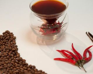 Кофе с клубникой