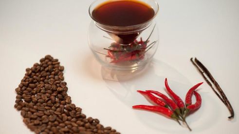 кофе с клубникой