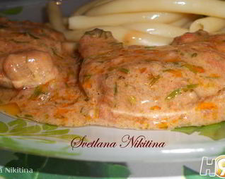 Мясо в кофейном соусе