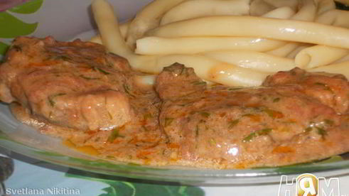 мясо в кофейном соусе