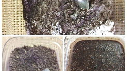 наполеон с горьким шоколадом, кофе и миндальной пастой