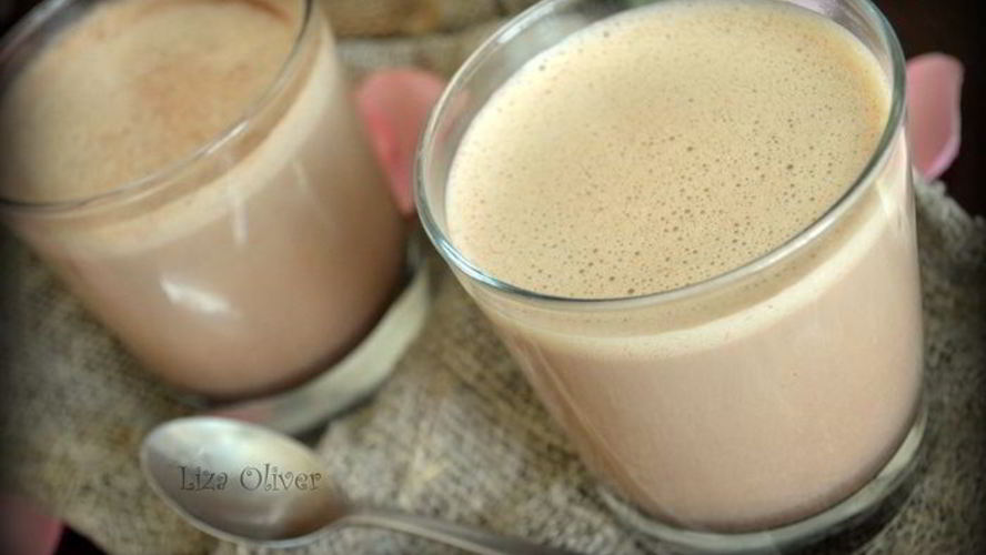 Рецепт шоколадного латте с ароматом ванили