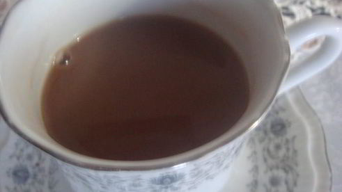 смесь порошка капучино