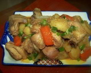 Курица в соевом соусе с кленовым сиропом