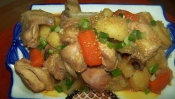 Рецепт Курицы в соевом соусе с кленовым сиропом