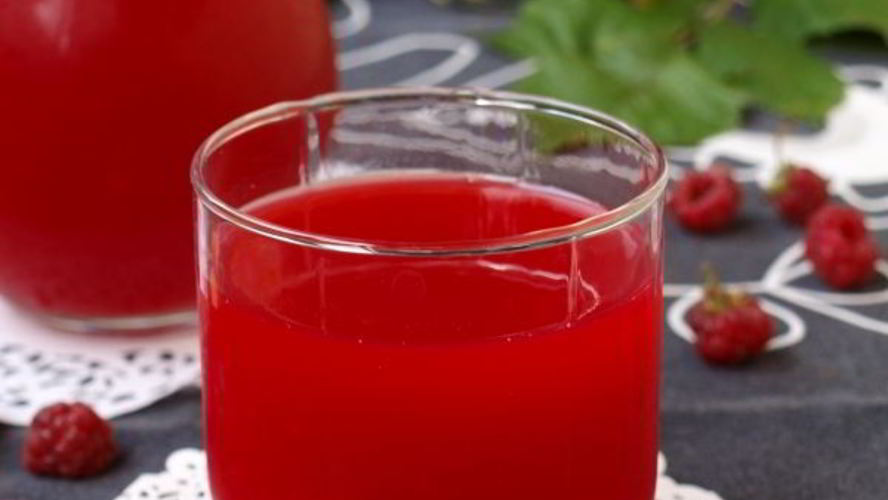 Рецепт малинового лимонада