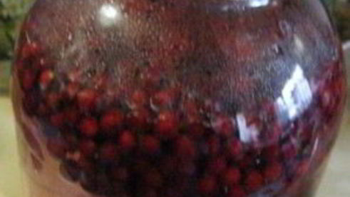 брусничный морс