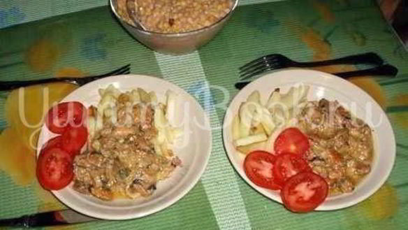 Рецепт Морского коктейля с овощами