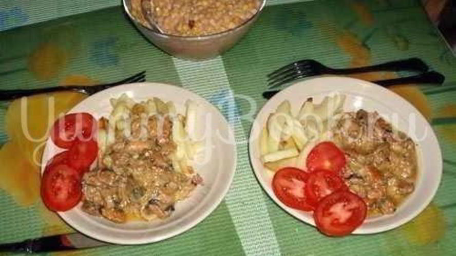 Рецепт морского коктейля с овощами