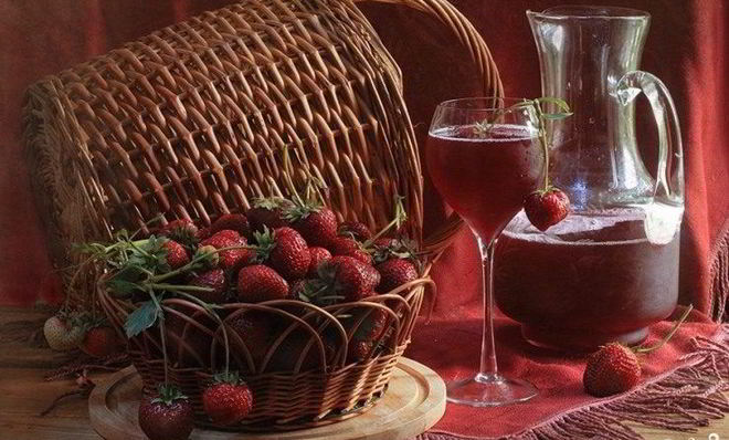 Наливка из клубники