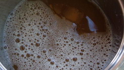 напиток из календулы с цветочным льдом