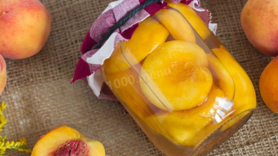 Рецепт персиков в сиропе на зиму