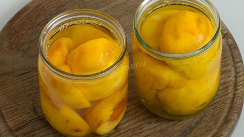 персики в сиропе на зиму