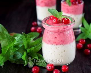 Ананасово-клюквенный смузи