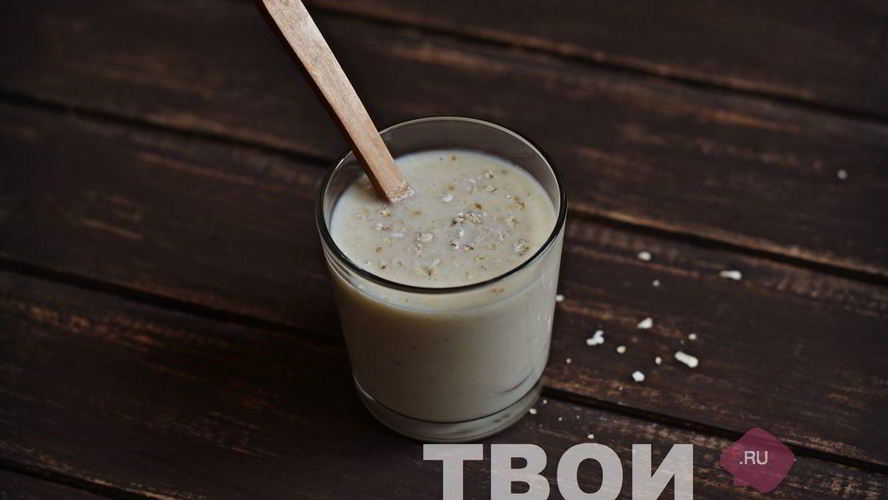Рецепт бананова-овсяного смузи