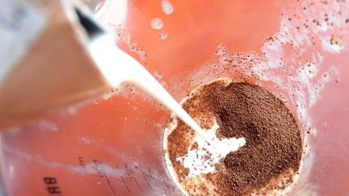 бананово-шоколадный смузи