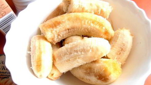 банановый смузи с карамельным вкусом