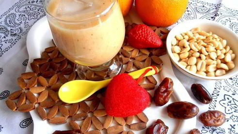 банановый смузи с карамельным вкусом