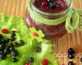 Чернично-банановый смузи