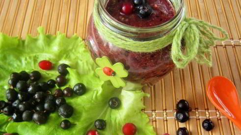 чернично-банановый смузи