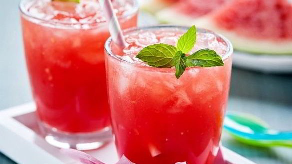 Рецепт Фитнеса смузи арбуз-грейпфрут-кокос