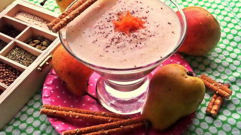 грушевый смузи с морковью