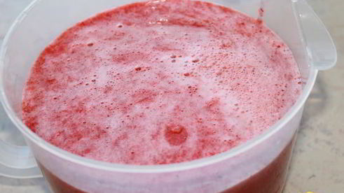 клубничный смузи