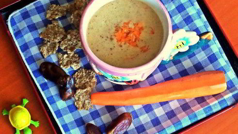 морковно-ореховый смузи