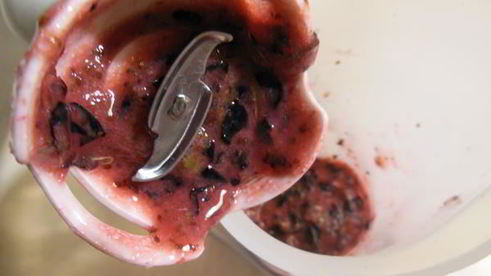 смородиновый смузи с отрубями