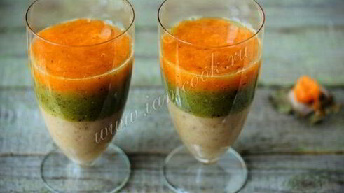 смузи-десерт с маршмэллоу