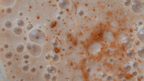 смузи из банана и земляники