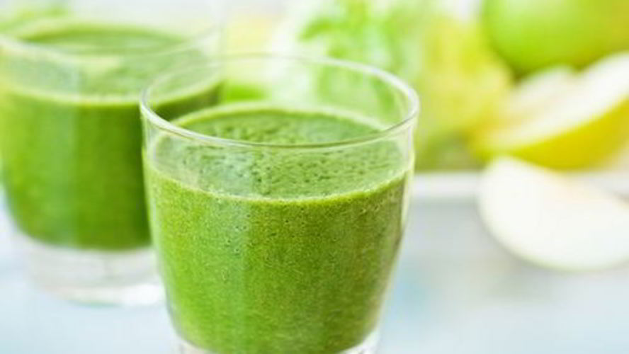 Рецепт смузей из фруктов со шпинатом