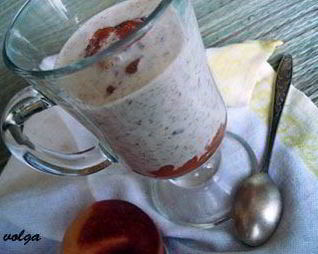 Смузи на кефире с нектарином