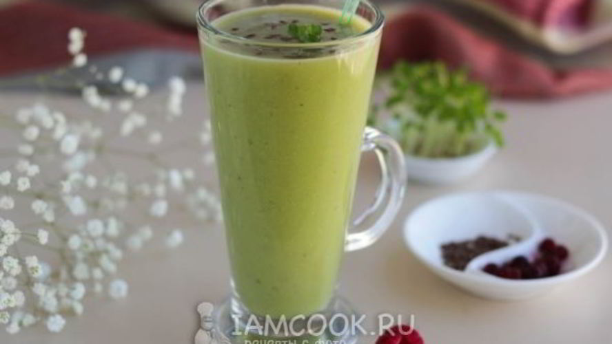 Рецепт смузей с авокадо и бананом