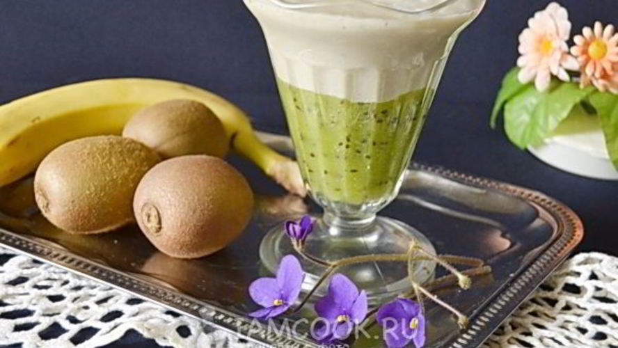Рецепт смузей с киви и бананом