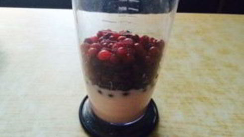 смузи с клюквой