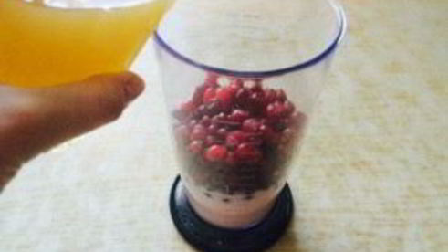 смузи с клюквой