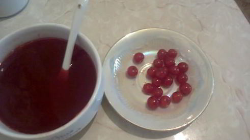 смузи с помидором и смородиной