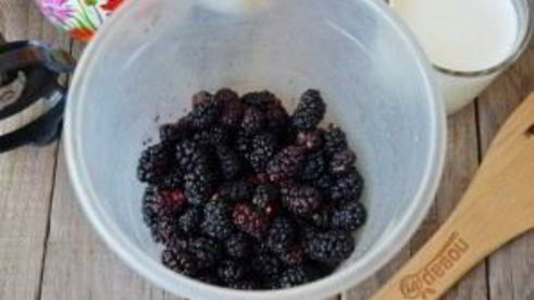 смузи с шелковицей