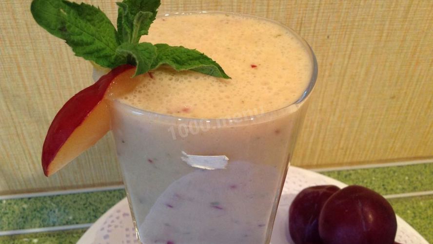 Рецепт смузей со сливами и бананом сладкая парочка