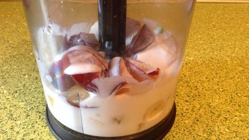 смузи со сливами и бананом сладкая парочка