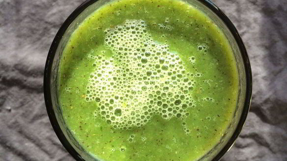 Рецепт Зеленого смузи со шпинатом и киви