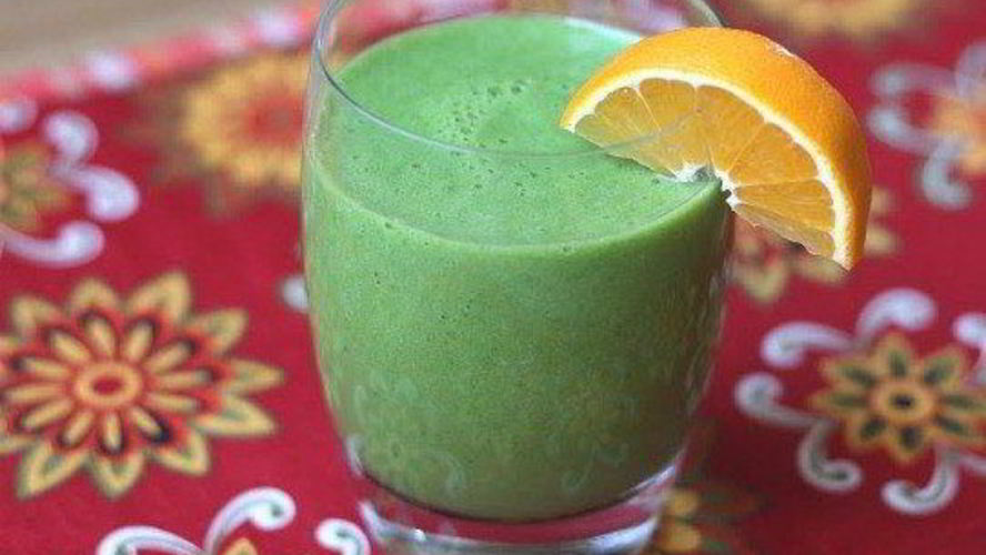 Рецепт зеленого смузи со шпинатом