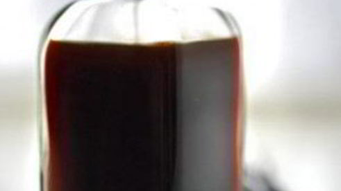 витаминный напиток из персика и черники