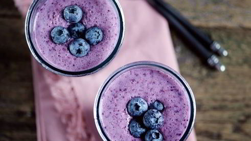 ягодный протеиновый коктейль с медом