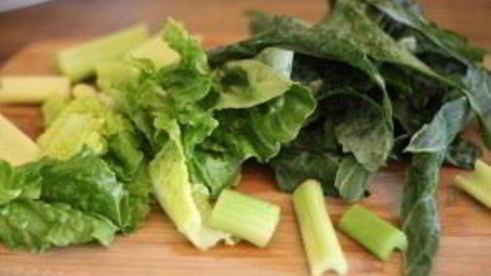 зеленый коктейль с фасолью