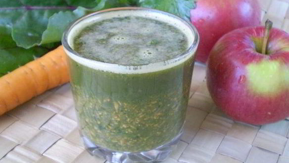 Рецепт Зеленого коктейля с морковью
