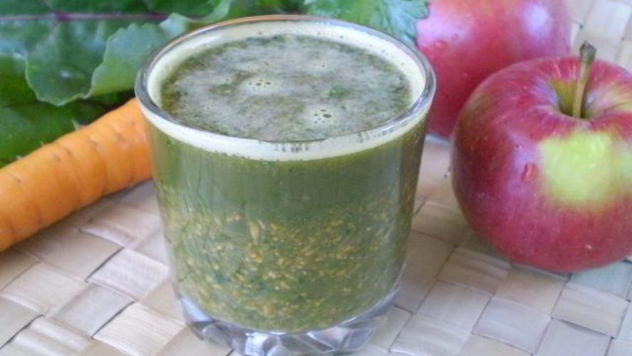 Рецепт зеленого коктейля с морковью